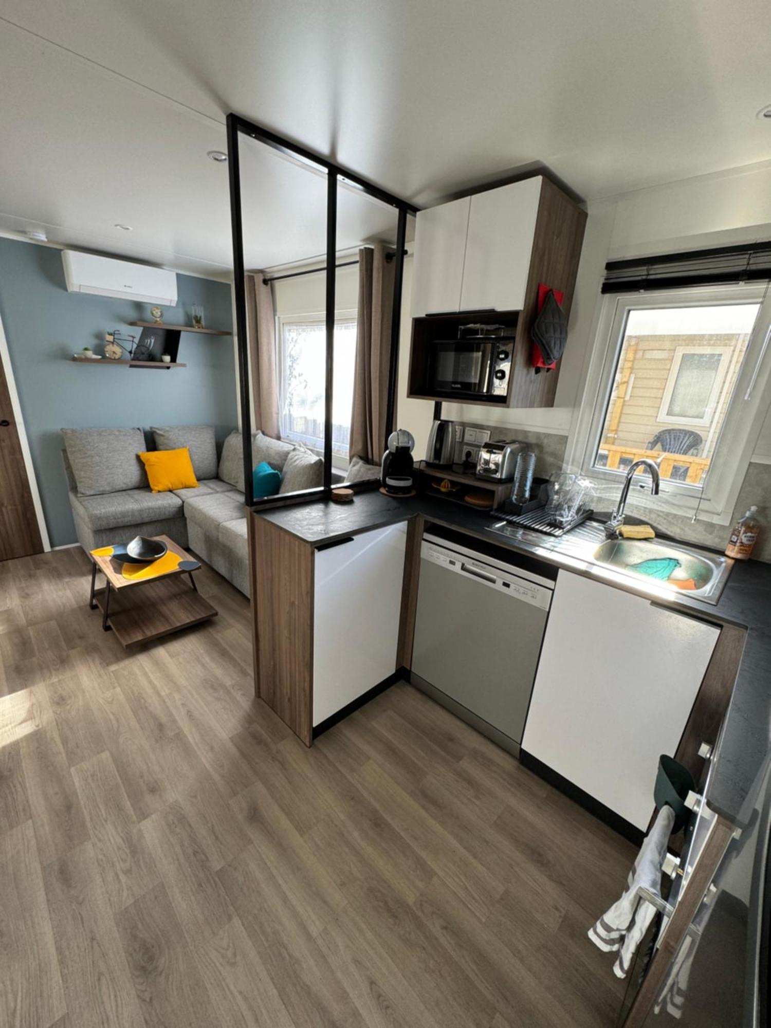 Mobil Home Tout Confort Camping Les Viviers Cap Ferret เลเฌอ-แกป-เฟร์เร ภายนอก รูปภาพ