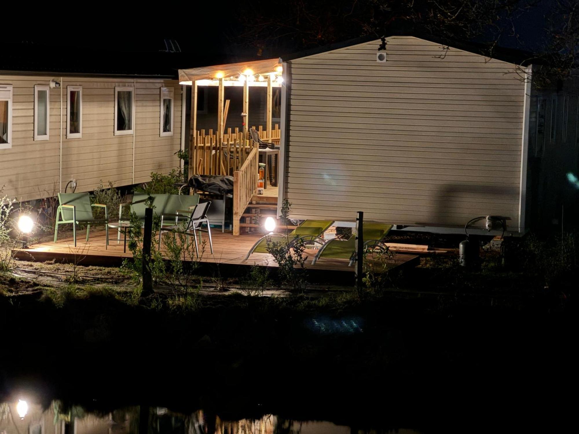 Mobil Home Tout Confort Camping Les Viviers Cap Ferret เลเฌอ-แกป-เฟร์เร ภายนอก รูปภาพ