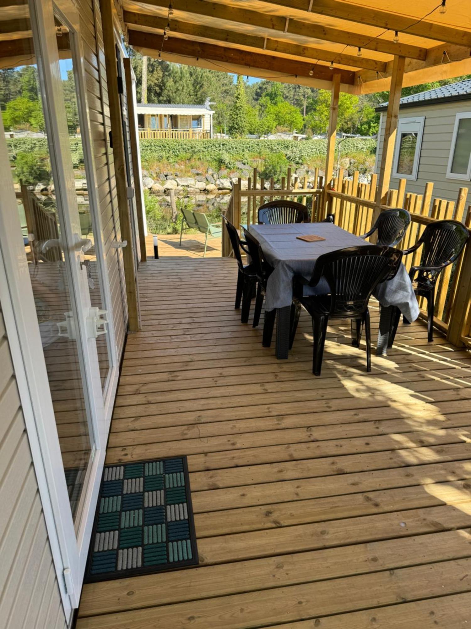 Mobil Home Tout Confort Camping Les Viviers Cap Ferret เลเฌอ-แกป-เฟร์เร ภายนอก รูปภาพ