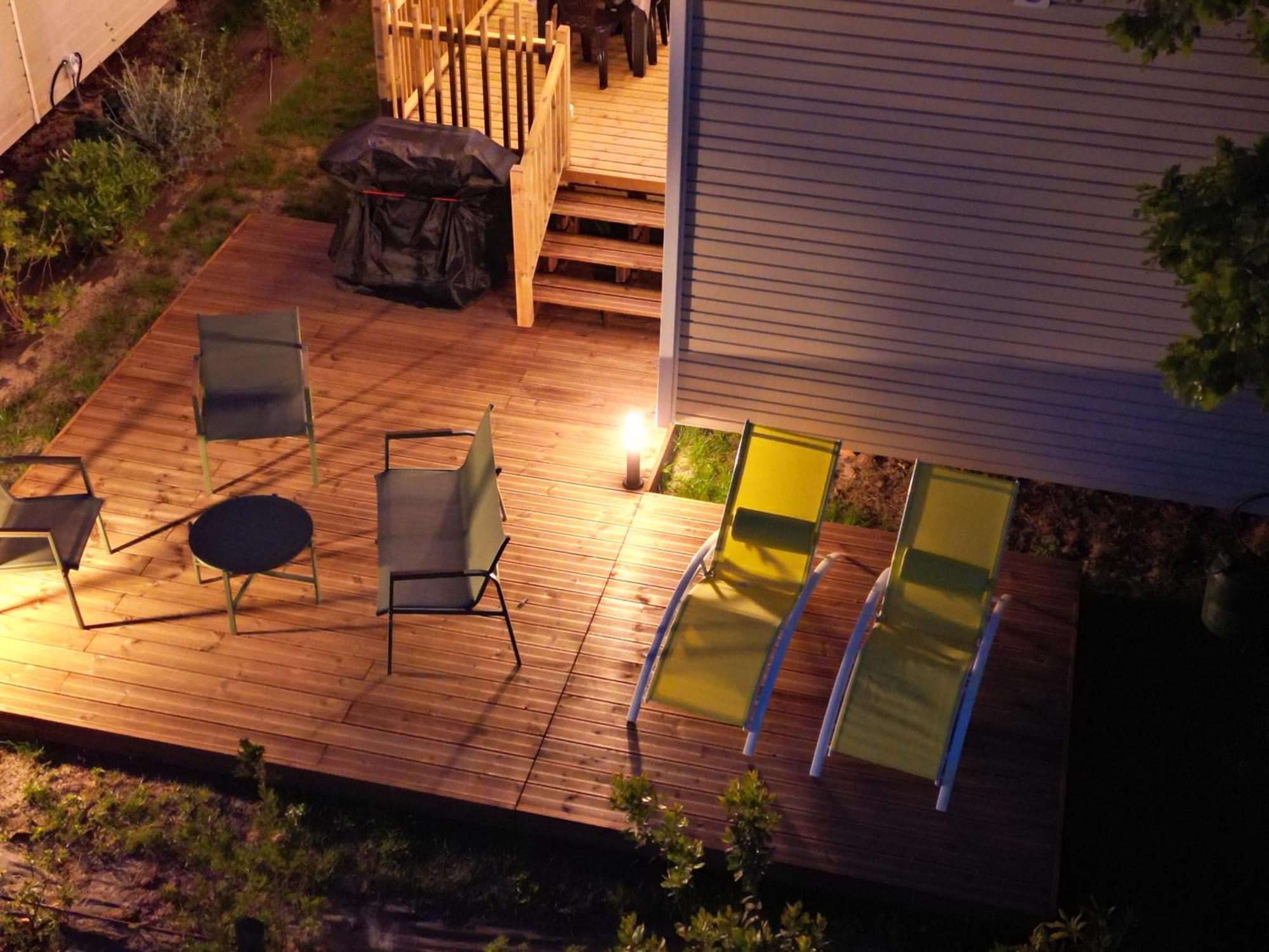 Mobil Home Tout Confort Camping Les Viviers Cap Ferret เลเฌอ-แกป-เฟร์เร ภายนอก รูปภาพ
