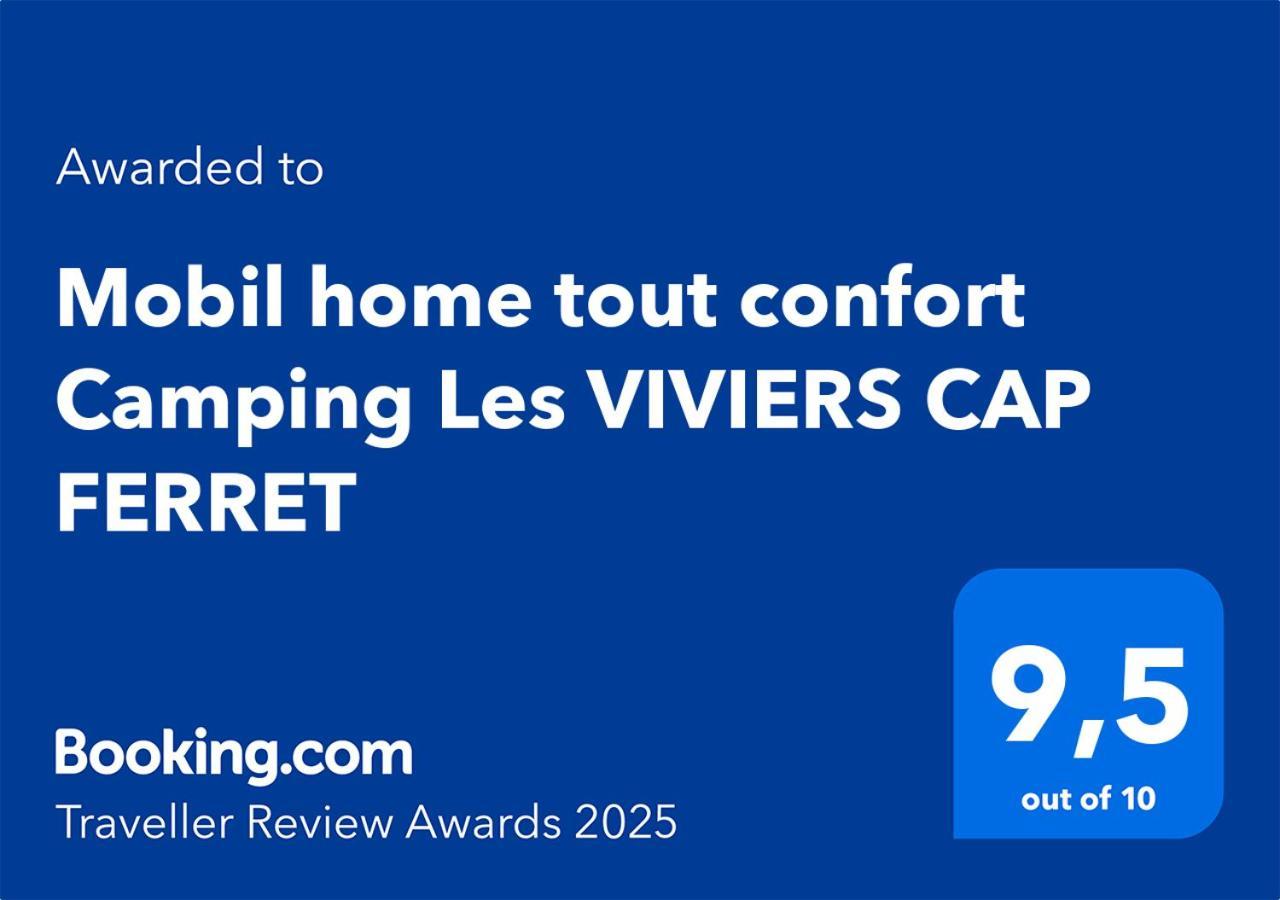 Mobil Home Tout Confort Camping Les Viviers Cap Ferret เลเฌอ-แกป-เฟร์เร ภายนอก รูปภาพ